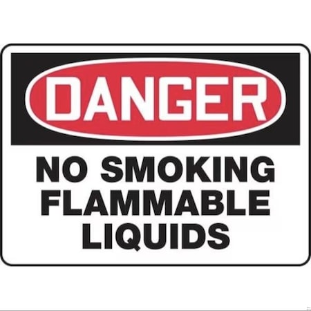Accuform OSHA DANGER SAFETY SIGN NO SMOKING MCHL134VS MCHL134VS
